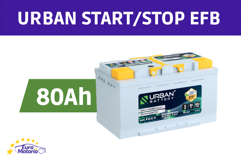 <font color="#ffc801">38394</font> AKUMULATOR URBAN START/STOP EFB 80Ah