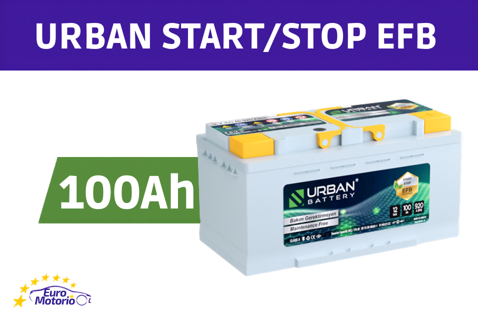 <font color="#ffc801">38395</font> AKUMULATOR URBAN START/STOP EFB 100Ah