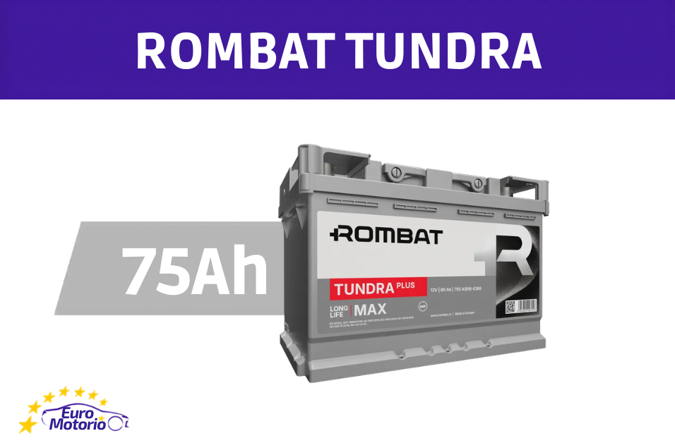 <font color="#ffc801">38473</font> AKUMULATOR ROMBAT TUNDRA 75Ah