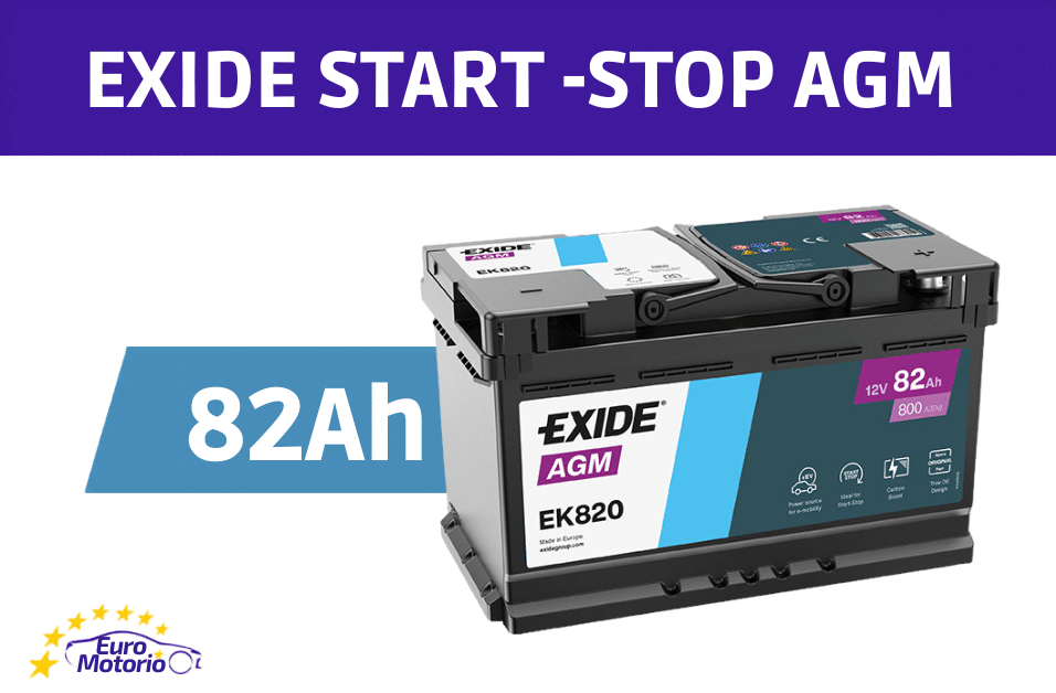 <font color="#ffc801">38481</font> AKUMULATOR EXIDE START-STOP AGM 82Ah