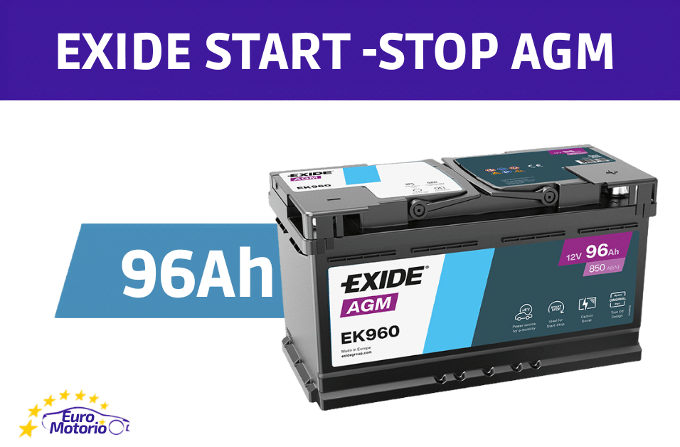 <font color="#ffc801">40877</font> AKUMULATOR EXIDE START-STOP AGM 96Ah