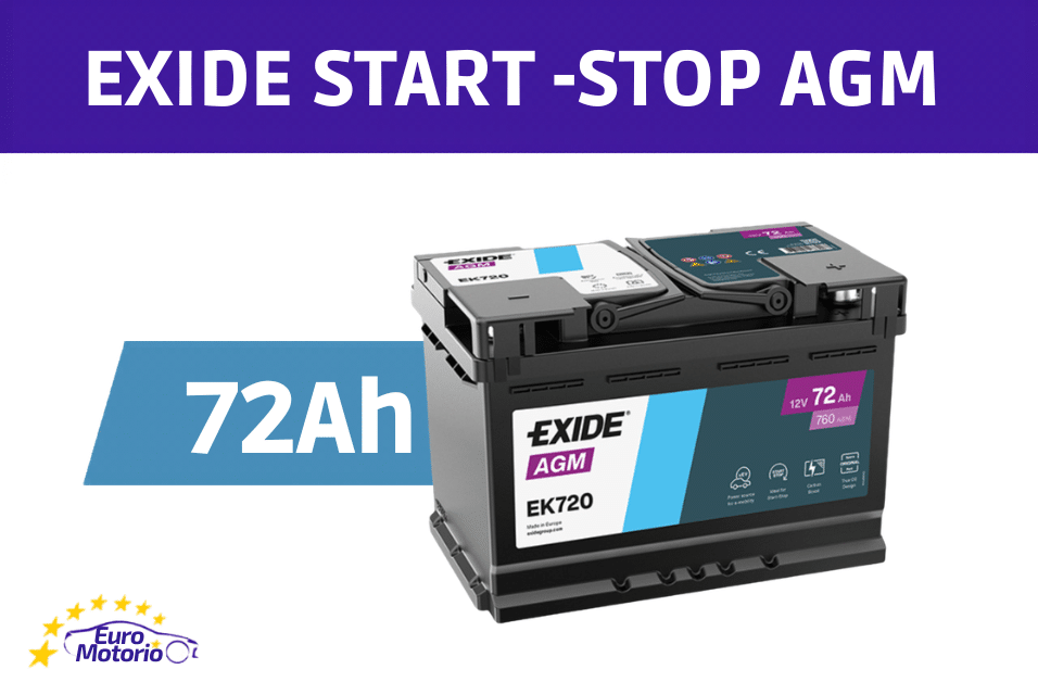<font color="#ffc801">39214</font> AKUMULATOR EXIDE START-STOP AGM 72Ah