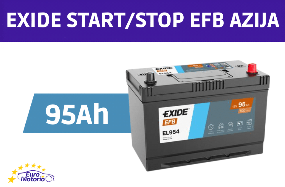 <font color="#ffc801">39249</font> AKUMULATOR EXIDE START/STOP EFB AZIJA 95Ah
