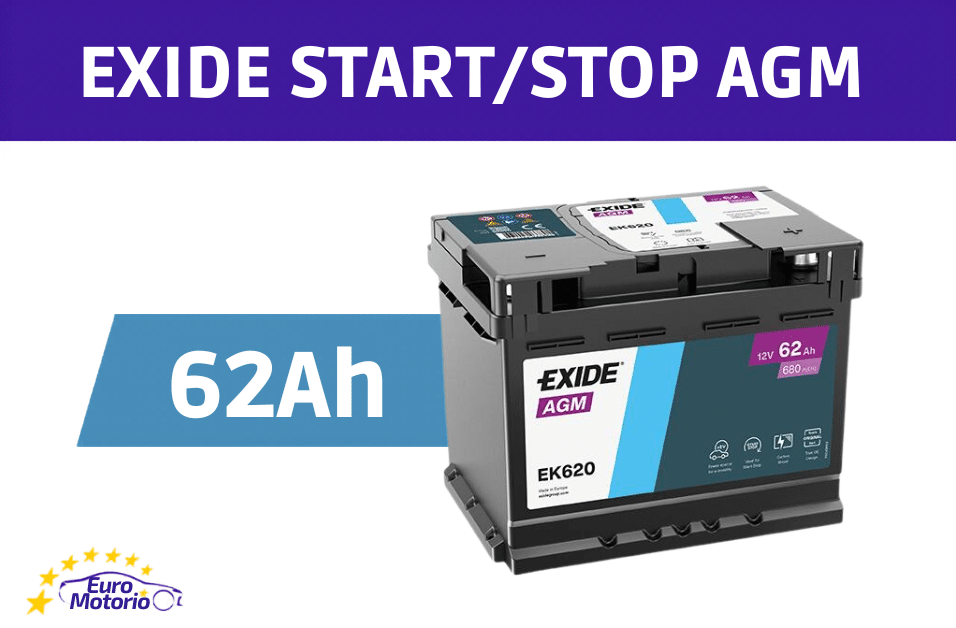 <font color="#ffc801">41798</font> AKUMULATOR EXIDE START/STOP AGM 62Ah