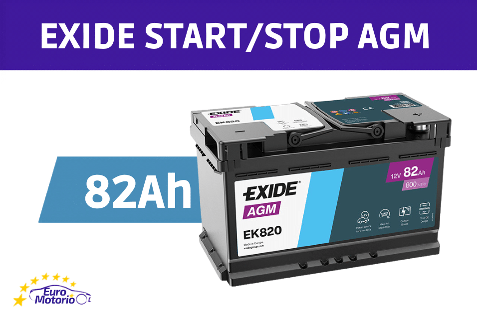 <font color="#ffc801">39574</font> AKUMULATOR EXIDE START/STOP AGM 82Ah