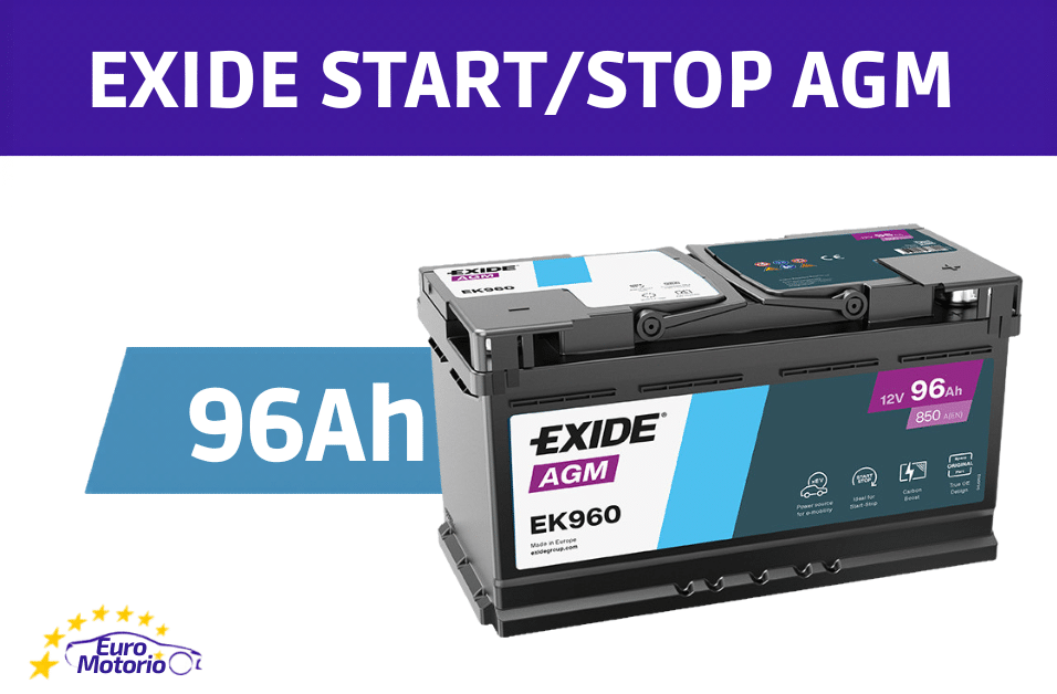 <font color="#ffc801">40877</font> AKUMULATOR EXIDE START/STOP AGM 96Ah