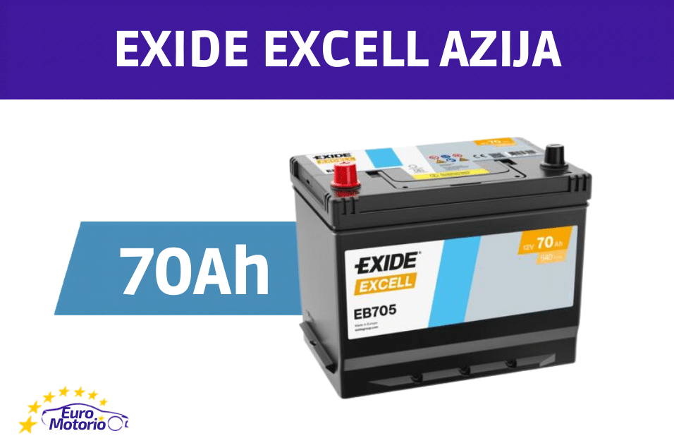 <font color="#ffc801">39471</font> AKUMULATOR EXIDE EXCELL 60Ah AZIJA L+
