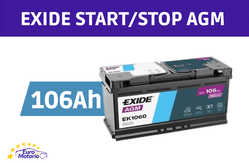 <font color="#ffc801">40878</font> AKUMULATOR EXIDE START/STOP AGM 106Ah