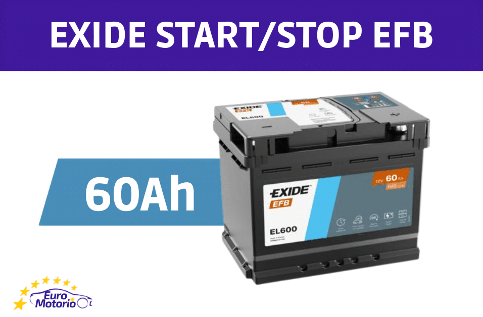 <font color="#ffc801">39482</font> AKUMULATOR EXIDE START/STOP EFB 60Ah
