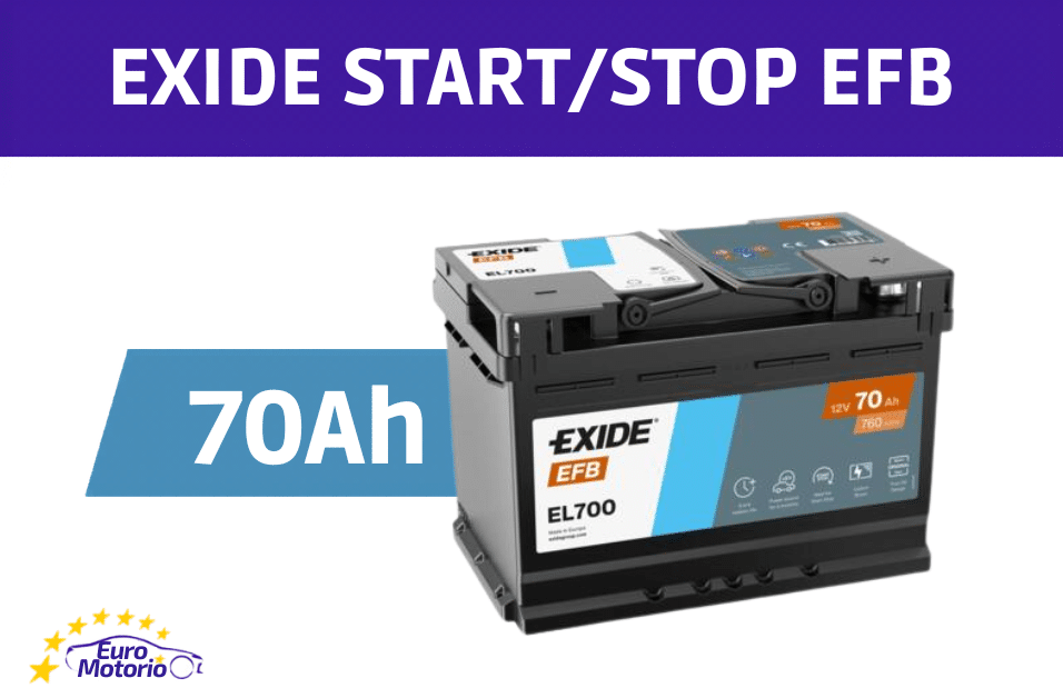 <font color="#ffc801">39051</font> AKUMULATOR EXIDE START/STOP EFB 70Ah