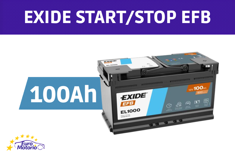 <font color="#ffc801">39484</font> AKUMULATOR EXIDE START/STOP EFB 100Ah