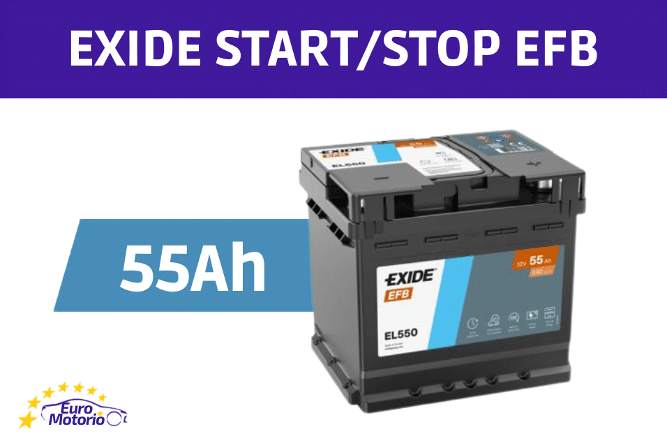 <font color="#ffc801">40876</font>AKUMULATOR EXIDE START/STOP EFB 55Ah